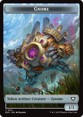 Elemental (0008) // Gnome Double-Sided Token [Edge of Eternities Commander Tokens] | Cards and Coasters CA