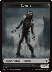 Rat (0014) // Zombie Double-Sided Token [Foundations Tokens] | Cards and Coasters CA