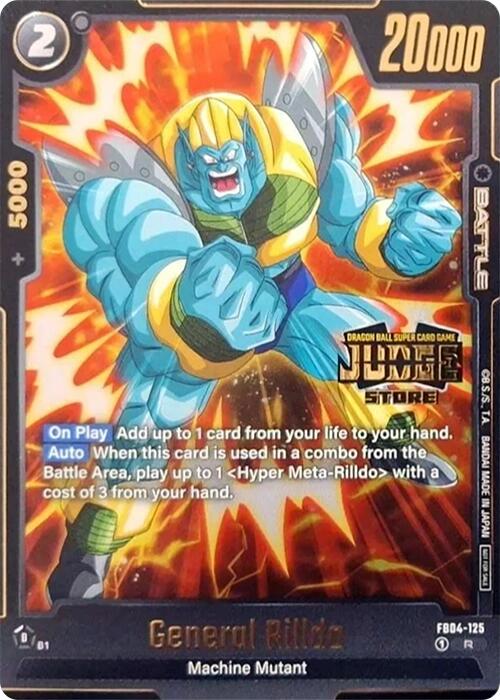 General Rilldo (Judge Pack (Store Judge) 03) [Fusion World Tournament Cards] | Cards and Coasters CA