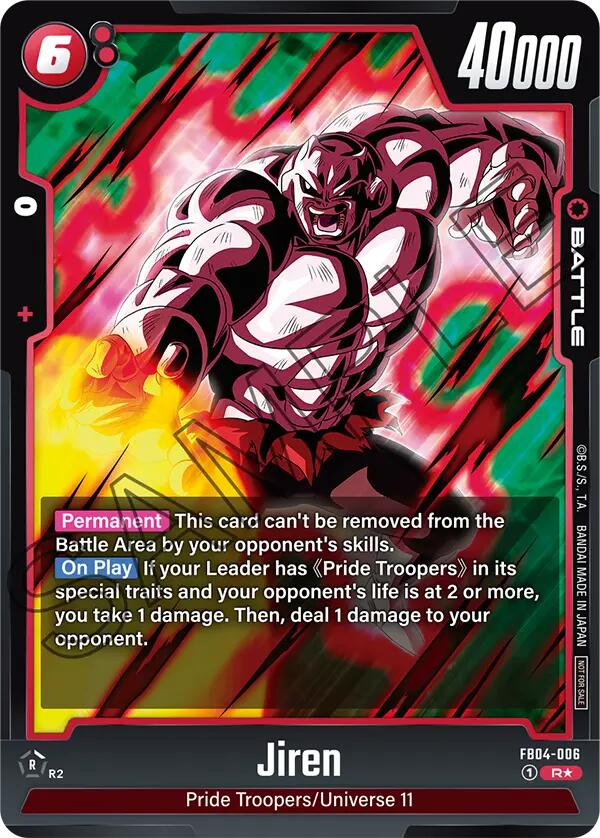 Jiren (Tournament Pack 05) [Fusion World Tournament Cards] | Cards and Coasters CA