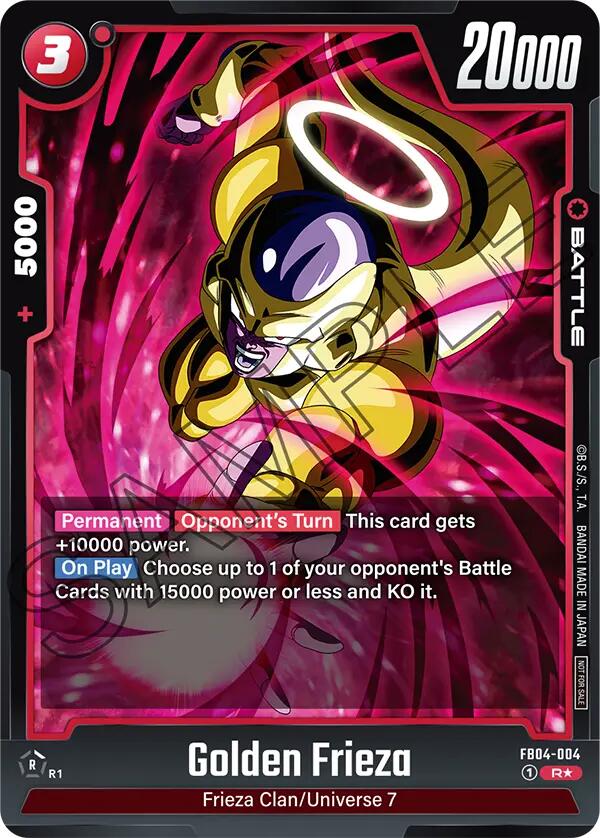 Golden Frieza (Tournament Pack 05) [Fusion World Tournament Cards] | Cards and Coasters CA