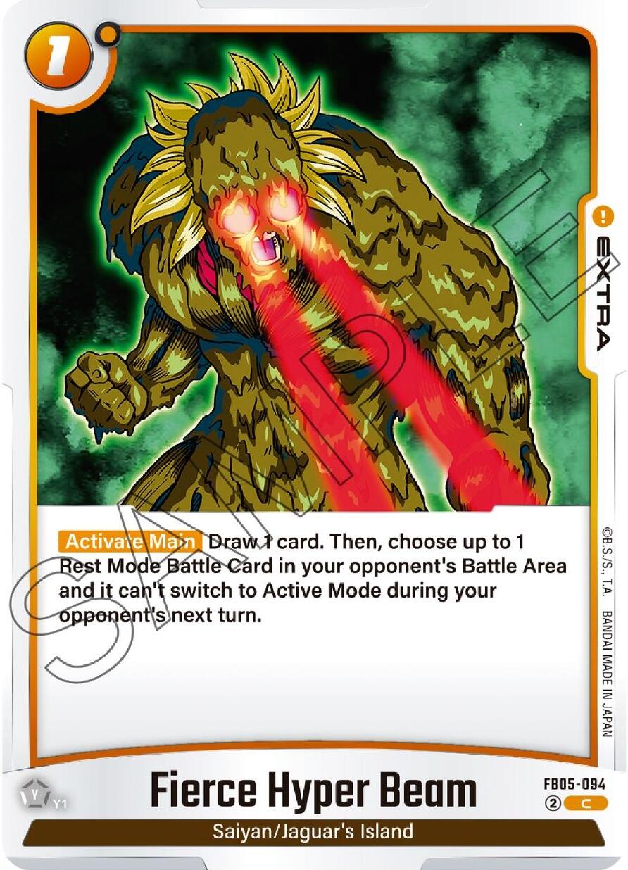 Fierce Hyper Beam [New Adventure] | Cards and Coasters CA
