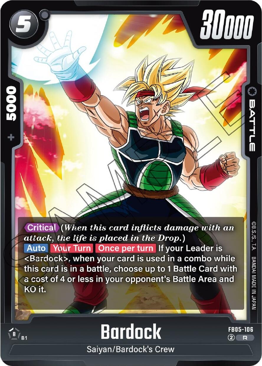 Bardock [New Adventure] | Cards and Coasters CA