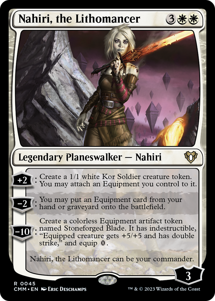 Nahiri, the Lithomancer [Commander Masters] | Cards and Coasters CA