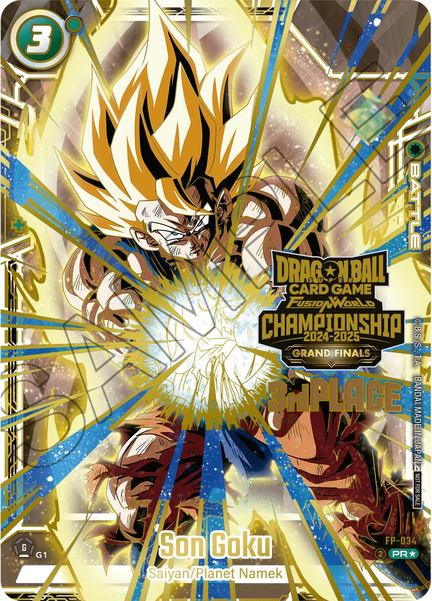 Son Goku (FP-034) (3rd Place) [Tournament and Championship Promos] | Cards and Coasters CA