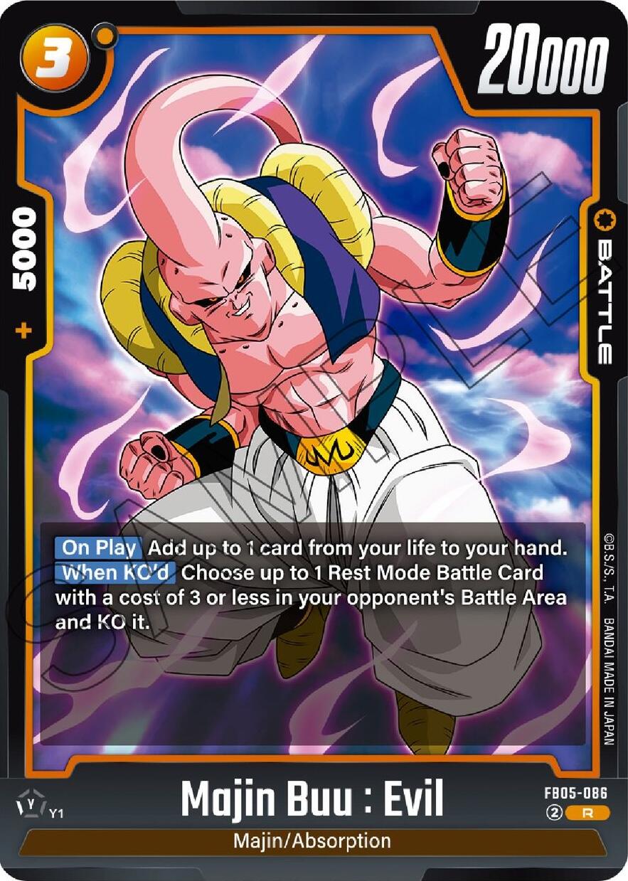Majin Buu : Evil [New Adventure] | Cards and Coasters CA
