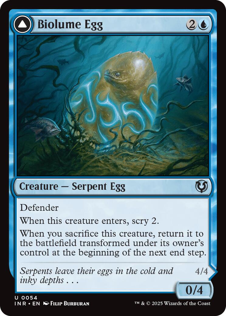 Biolume Egg // Biolume Serpent [Innistrad Remastered] | Cards and Coasters CA