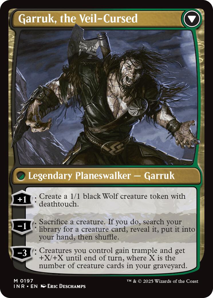 Garruk Relentless // Garruk, the Veil-Cursed [Innistrad Remastered] | Cards and Coasters CA