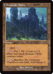 Westvale Abbey // Ormendahl, Profane Prince (Retro Frame) [Innistrad Remastered] | Cards and Coasters CA