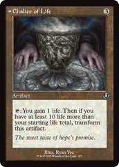 Chalice of Life // Chalice of Death (Retro Frame) [Innistrad Remastered] | Cards and Coasters CA