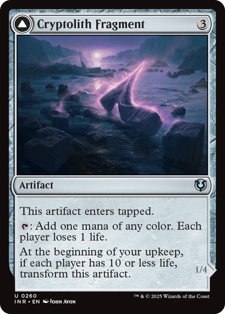 Cryptolith Fragment // Aurora of Emrakul [Innistrad Remastered] | Cards and Coasters CA