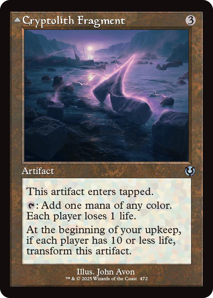 Cryptolith Fragment // Aurora of Emrakul (Retro Frame) [Innistrad Remastered] | Cards and Coasters CA