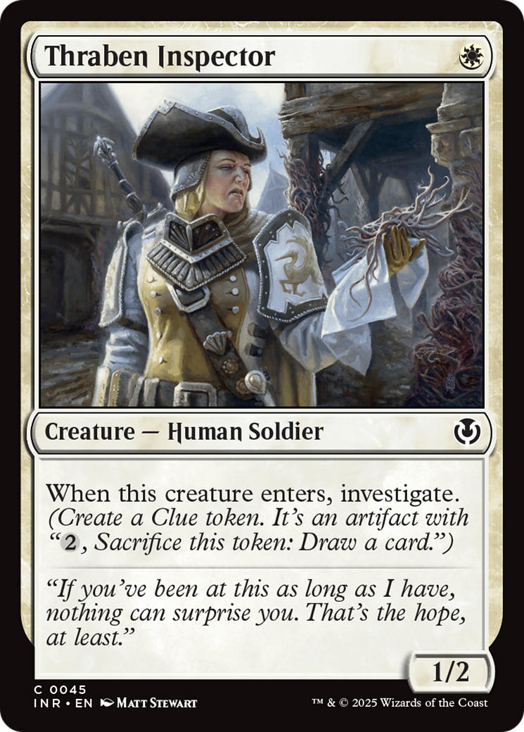 Thraben Inspector [Innistrad Remastered] | Cards and Coasters CA