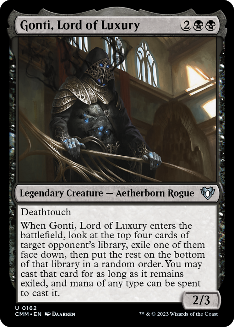 Gonti, Lord of Luxury [Commander Masters] | Cards and Coasters CA