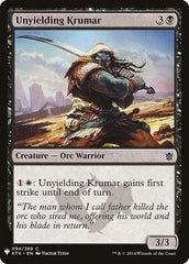 Unyielding Krumar [Mystery Booster] | Cards and Coasters CA