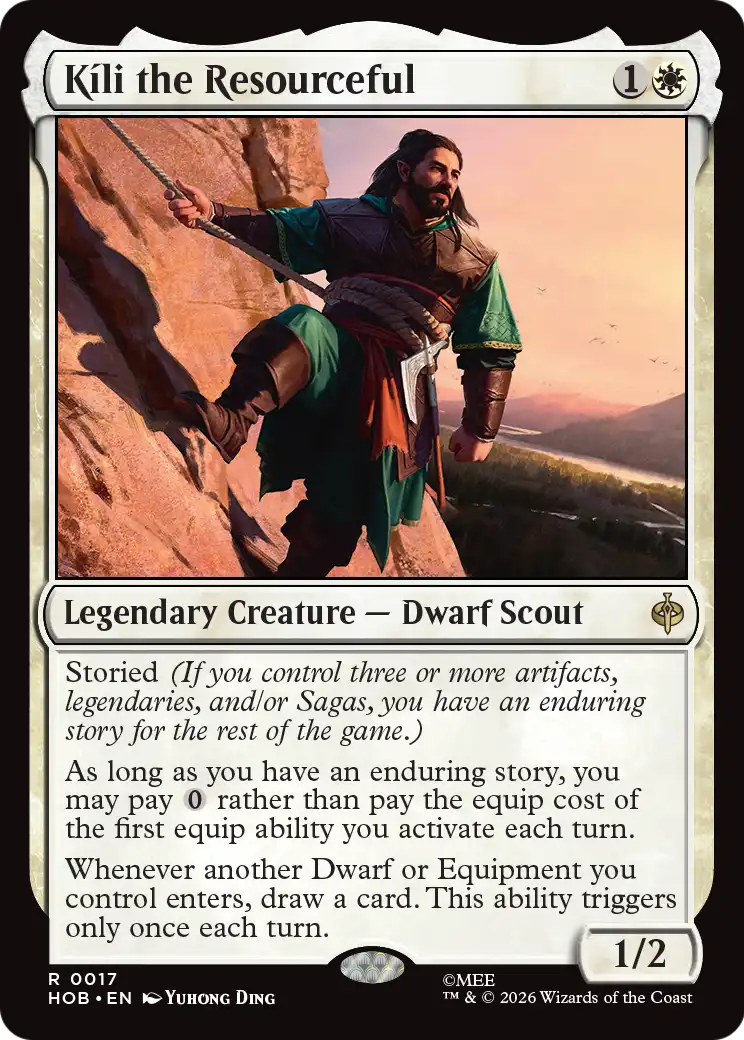 Kili the Resourceful [The Hobbit] | Cards and Coasters CA