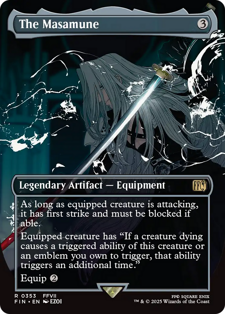 The Masamune (Borderless) [FINAL FANTASY] | Cards and Coasters CA