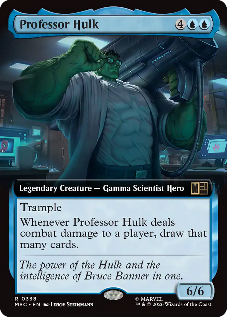 Professor Hulk (Extended Art) [Marvel Super Heroes Commander] | Cards and Coasters CA