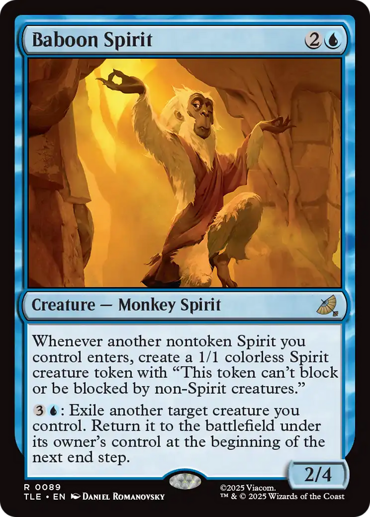 Baboon Spirit [Avatar: The Last Airbender: Eternal-Legal] | Cards and Coasters CA