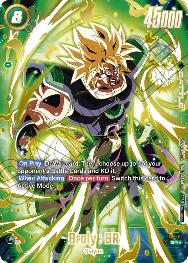 Broly : BR (FS03-10) [Tournament and Championship Promos] | Cards and Coasters CA