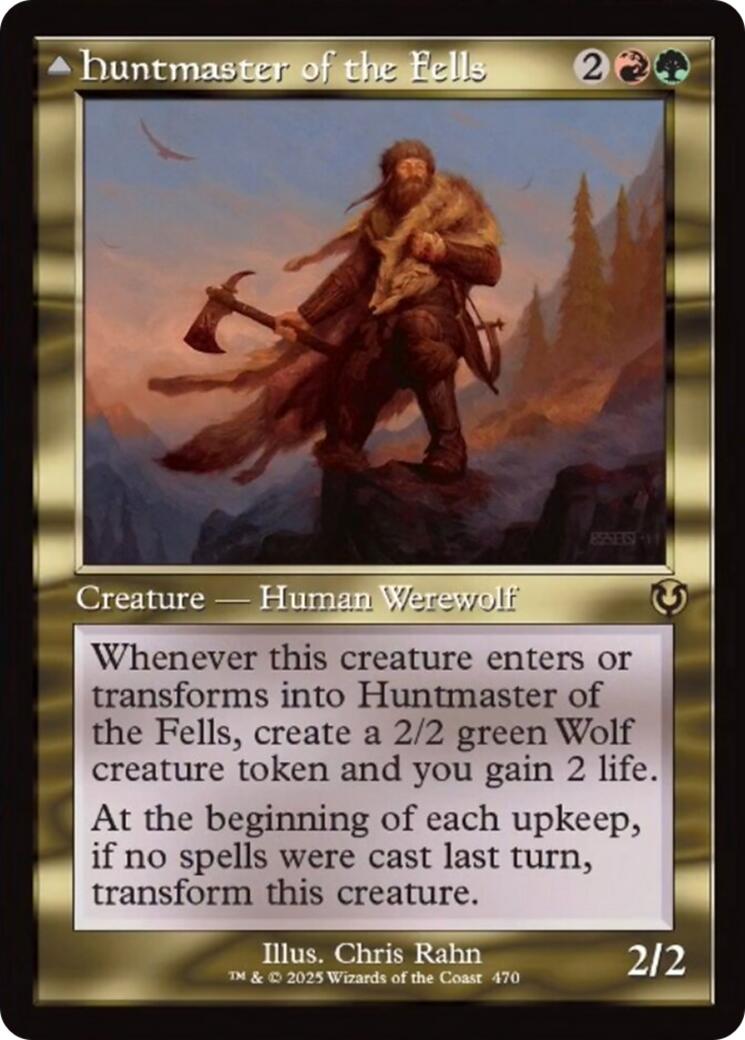 Huntmaster of the Fells (Retro Frame) [Innistrad Remastered] | Cards and Coasters CA