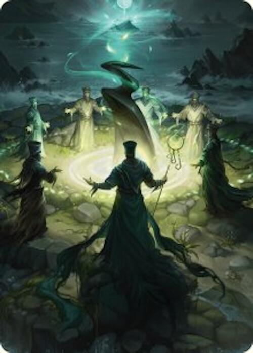 Cryptolith Rite Art Card [Innistrad Remastered Art Series] | Cards and Coasters CA
