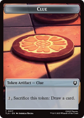 Monk // Clue (0017) Double-Sided Token [Avatar: The Last Airbender Tokens] | Cards and Coasters CA