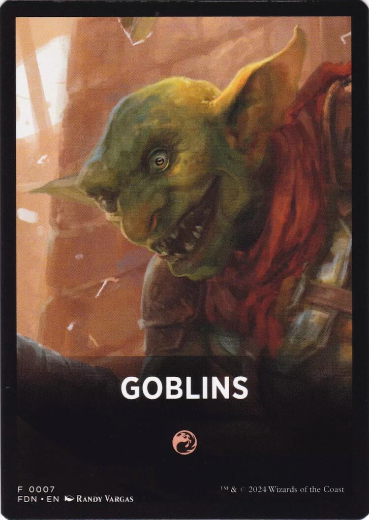 Goblins Theme Card [Foundations Tokens] | Cards and Coasters CA