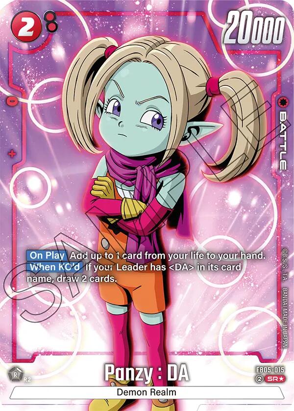 Panzy : DA (FB05-015) (Alternate Art) [New Adventure] | Cards and Coasters CA
