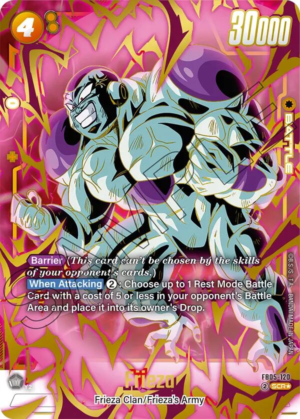 Frieza (FB05-120) (Alternate Art) [New Adventure] | Cards and Coasters CA