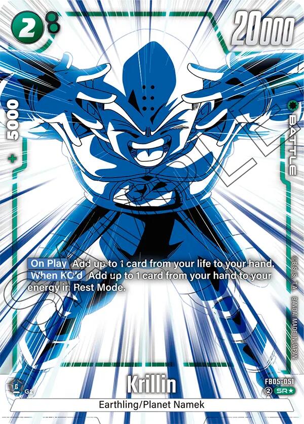 Krillin (Alternate Art) [New Adventure] | Cards and Coasters CA