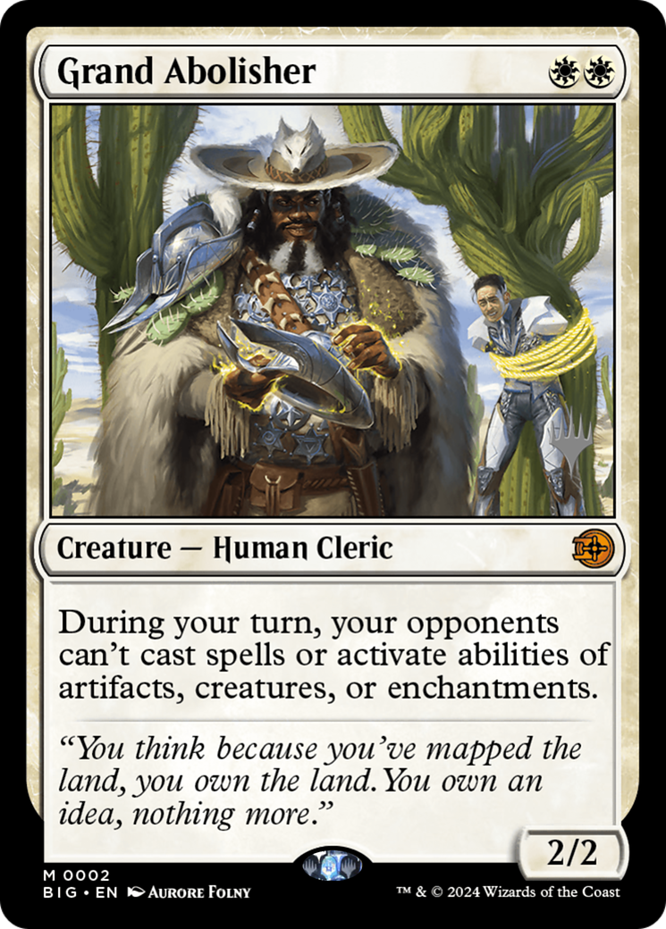 Grand Abolisher [Lorwyn Eclipsed Promos] | Cards and Coasters CA