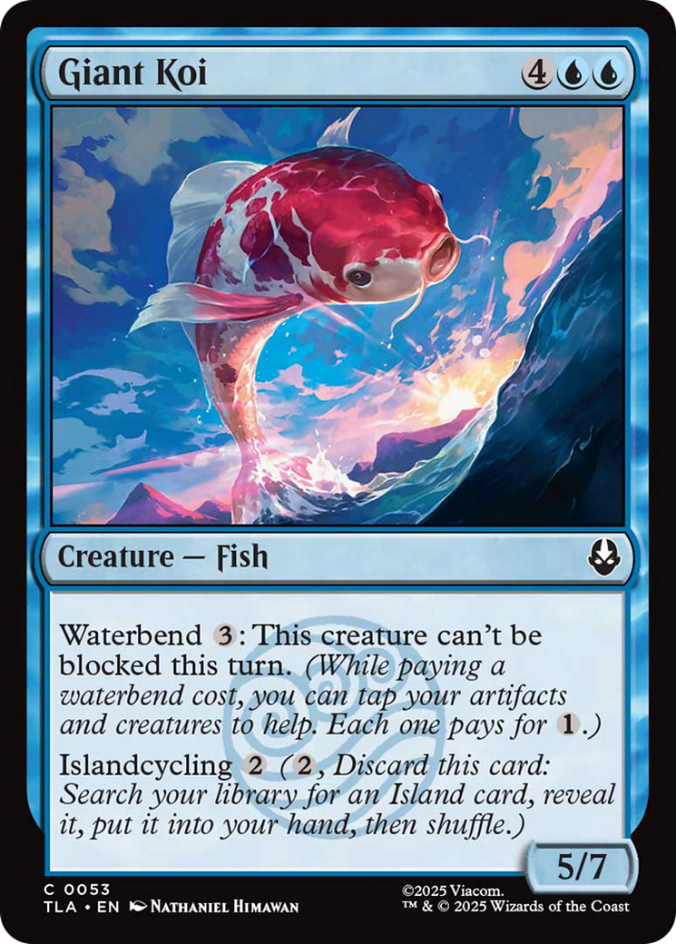 Giant Koi [Avatar: The Last Airbender] | Cards and Coasters CA