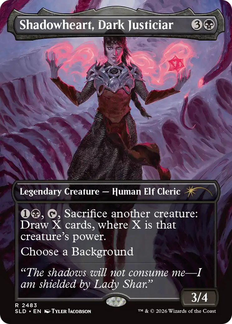 Shadowheart, Dark Justiciar [Secret Lair Drop Series] | Cards and Coasters CA