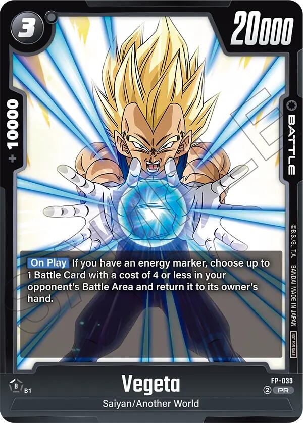 Vegeta (FP-033) [Fusion World Promotion Cards] | Cards and Coasters CA