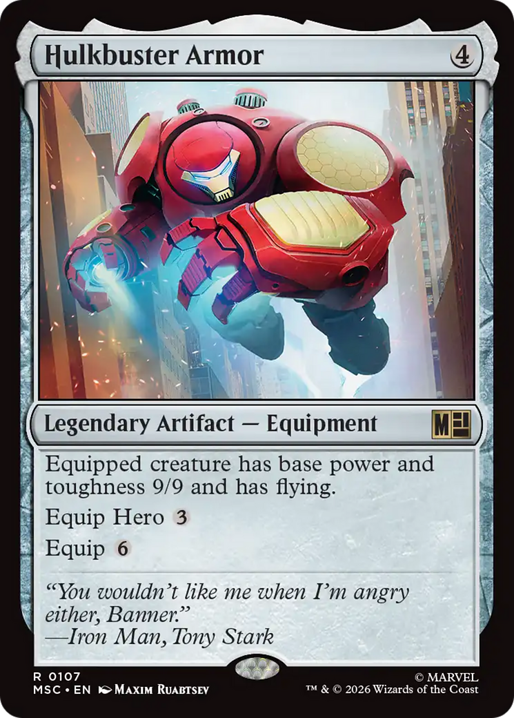 Hulkbuster Armor [Marvel Super Heroes Commander] | Cards and Coasters CA
