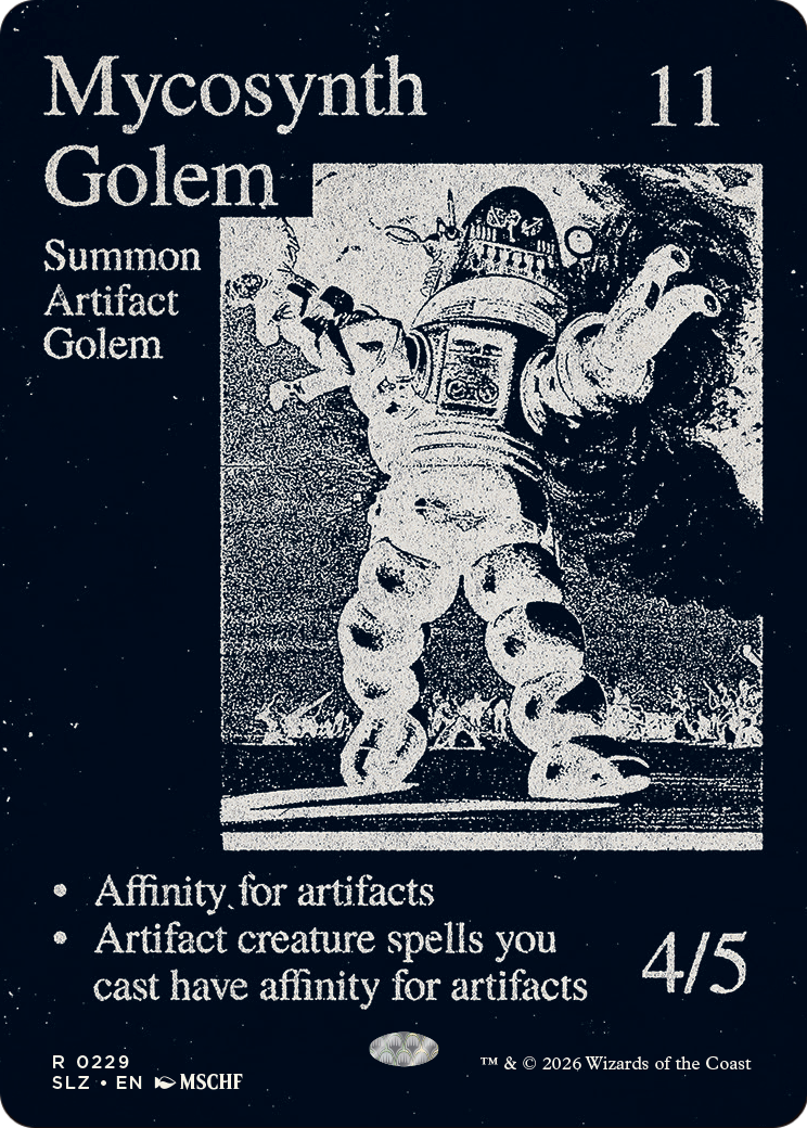 Mycosynth Golem (0229) [Secret Lair x MSCHF: The Zeta Set] | Cards and Coasters CA