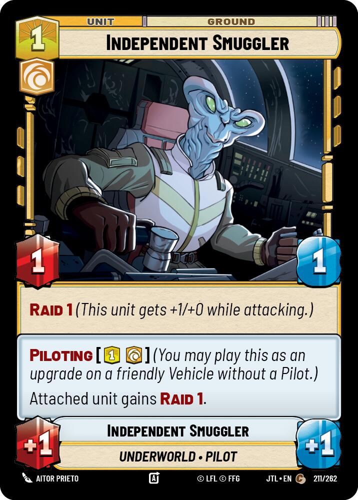 Independent Smuggler (211/262) (211/257) [Jump to Lightspeed] | Cards and Coasters CA
