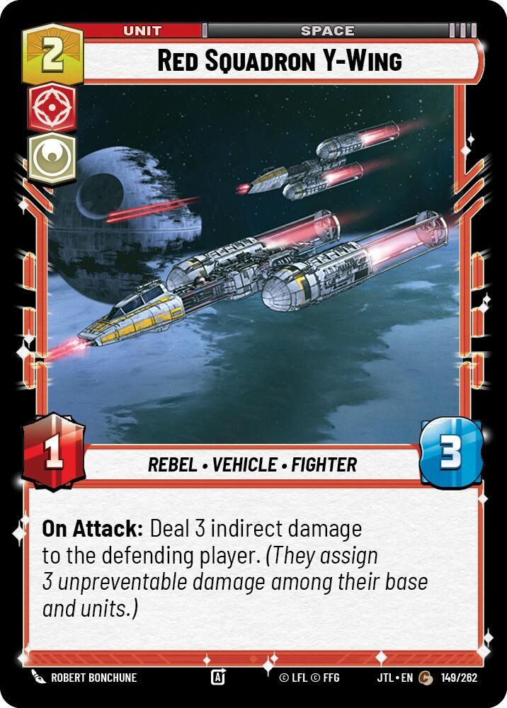 Red Squadron Y-Wing (149/262) (149/257) [Jump to Lightspeed] | Cards and Coasters CA