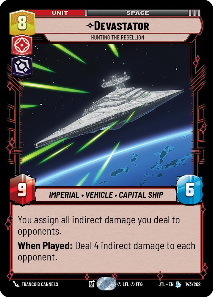 Devastator - Hunting the Rebellion (143/262) (143/257) [Jump to Lightspeed] | Cards and Coasters CA