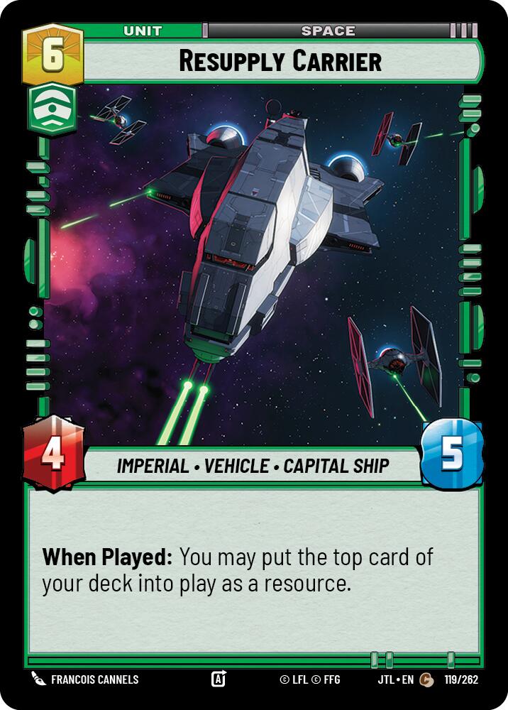Resupply Carrier (119/262) (119/257) [Jump to Lightspeed] | Cards and Coasters CA