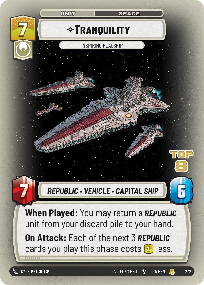 Tranquility - Inspiring Flagship (2/2) (Top 8) (2/2) [Store Showdown Promos] | Cards and Coasters CA