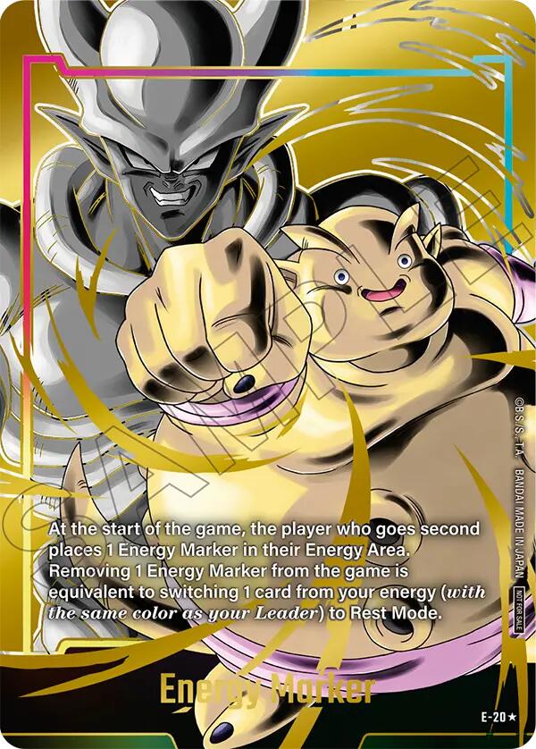 Energy Marker (E-20) (Gold) [Fusion World Energy Markers] | Cards and Coasters CA