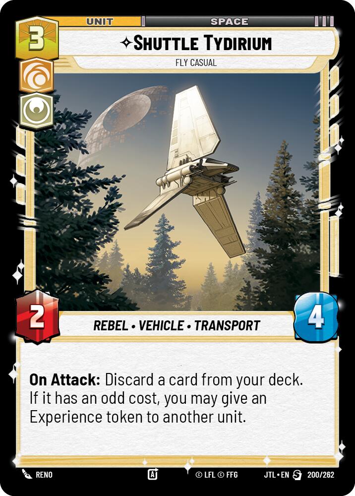 Shuttle Tydirium - Fly Casual (200/262) (200/257) [Jump to Lightspeed] | Cards and Coasters CA