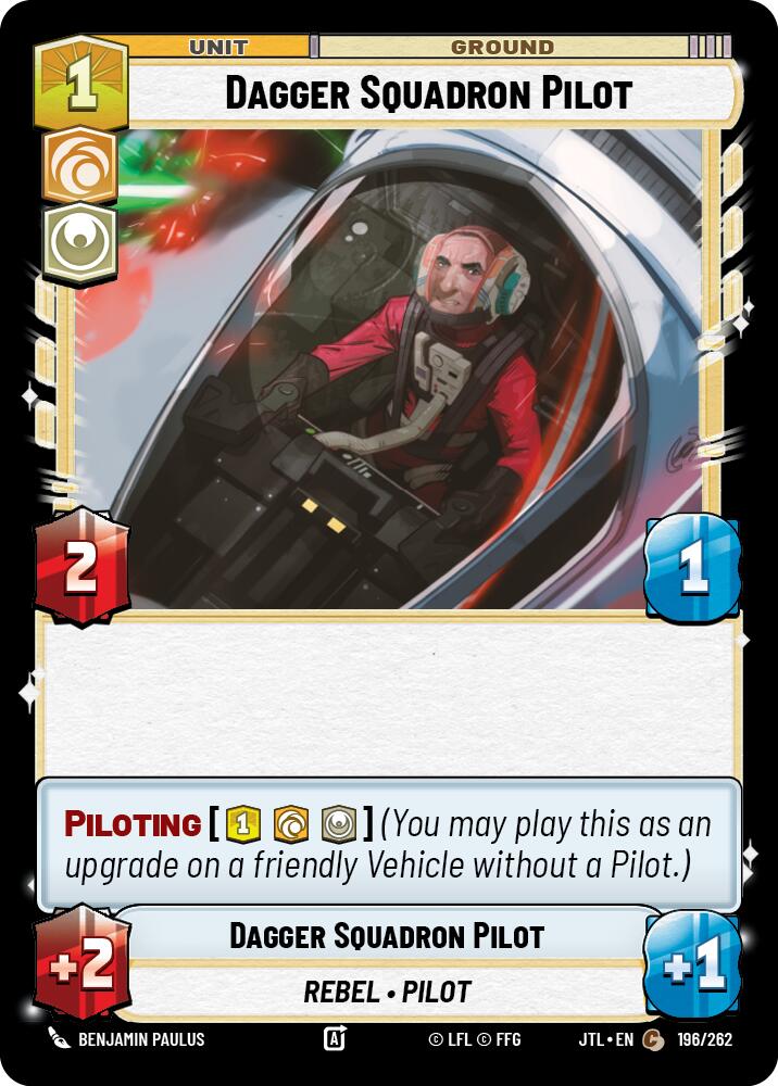 Dagger Squadron Pilot (196/262) (196/257) [Jump to Lightspeed] | Cards and Coasters CA