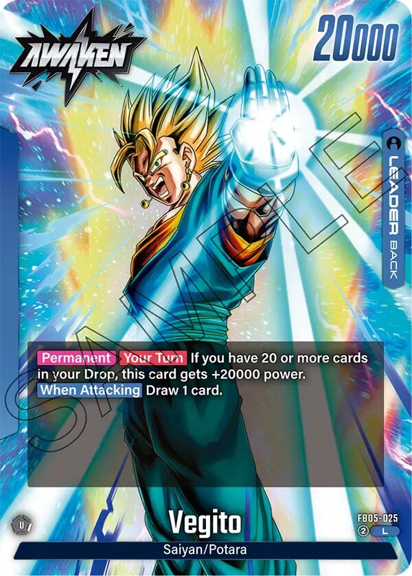 Vegito (FB05-025) [New Adventure] | Cards and Coasters CA