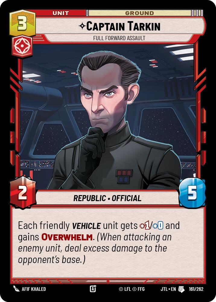 Captain Tarkin - Full Forward Assault (161/262) (161/257) [Jump to Lightspeed] | Cards and Coasters CA