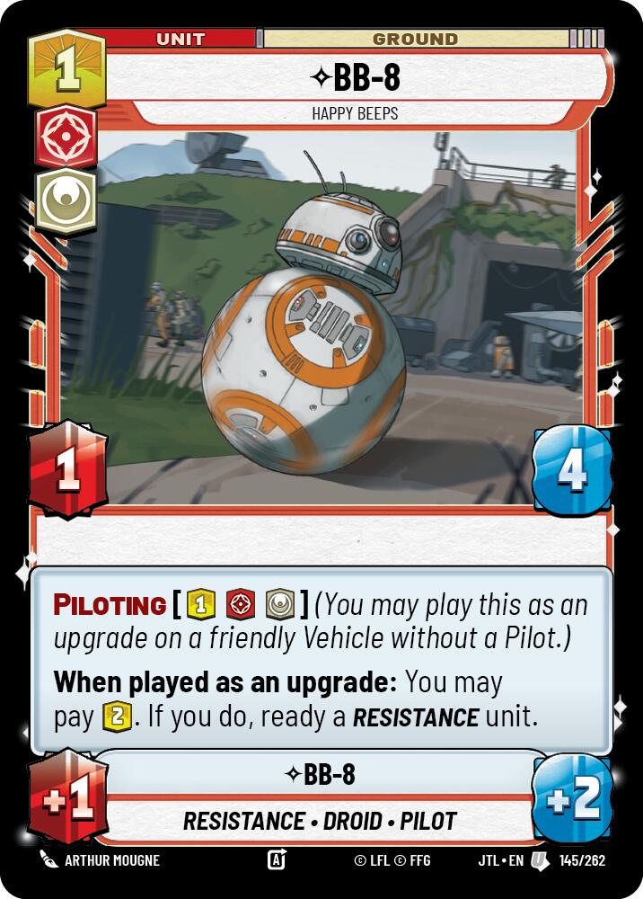 BB-8 - Happy Beeps (145/262) (145/257) [Jump to Lightspeed] | Cards and Coasters CA