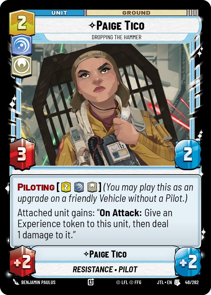 Paige Tico - Dropping the Hammer (046/262) (046/257) [Jump to Lightspeed] | Cards and Coasters CA