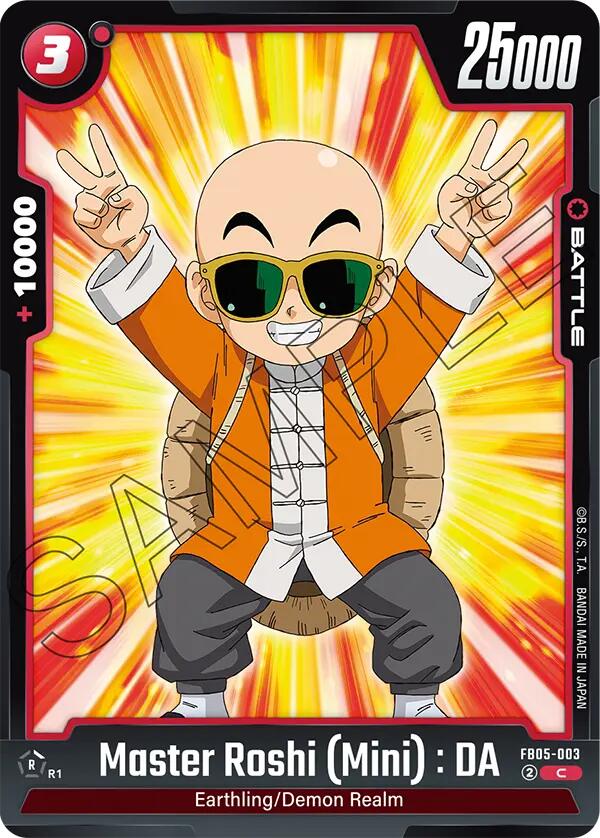 Master Roshi (Mini) : DA [New Adventure] | Cards and Coasters CA